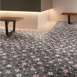 タイルカーペット和風モダン柄：和食店の客席向け