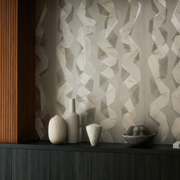 和紙壁紙デザイン：SGB2105、光の陰影