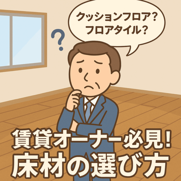 【賃貸オーナー向け】失敗しない床材の選び方｜コスト・原状回復・リノベ対応まで完全ガイド
