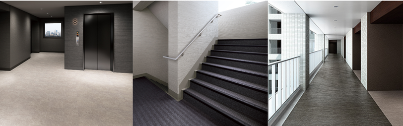 防滑シートの床